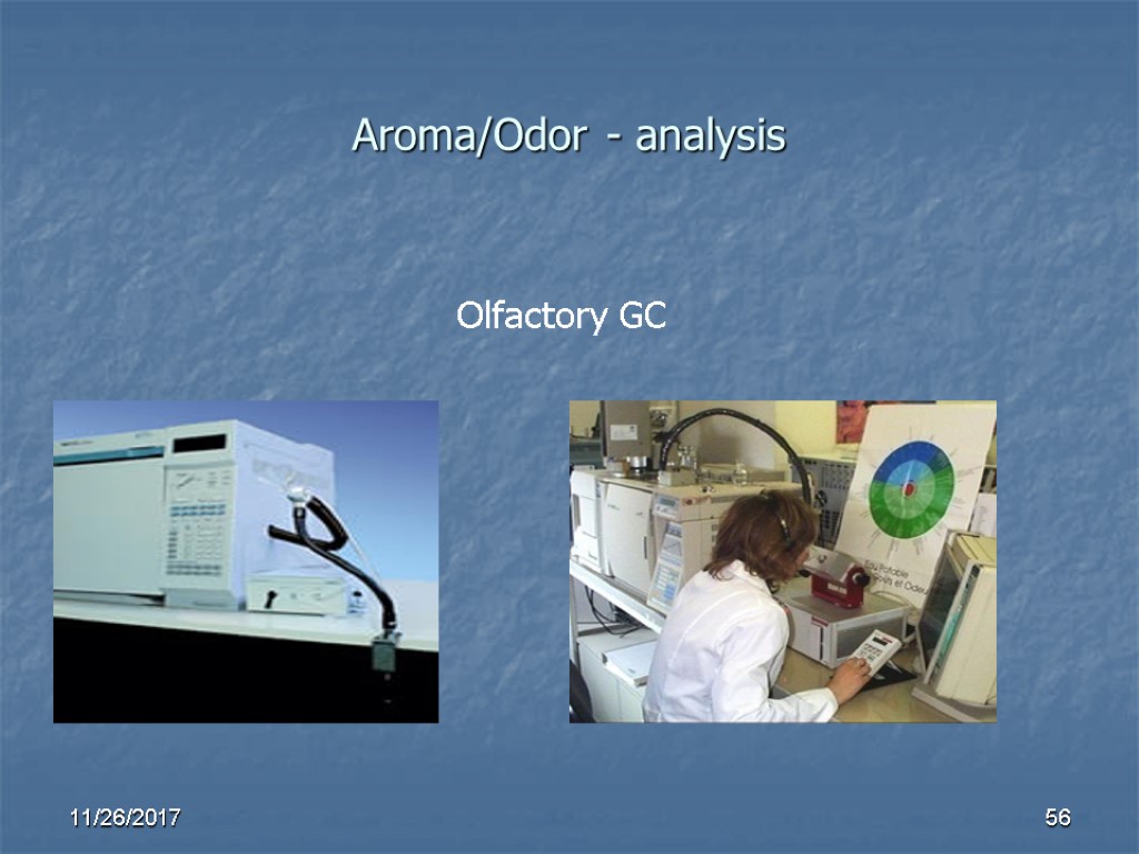 Aroma/Odor - analysis 56 Olfactory GC 11/26/2017 Aroma/Odor - analysis 56 Olfactory GC 11/26/2017